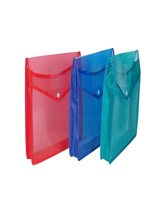 Shop Buzz Set of 5 Document Bag Collections Flexi Document Case File Folders (Colors as per Availability) (Pack of 5) - Image 2