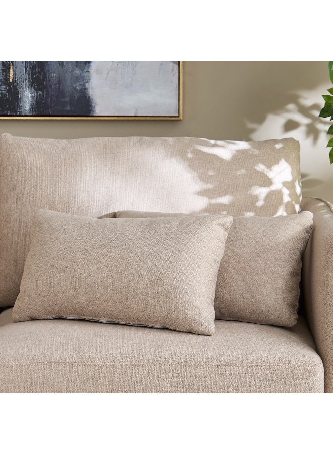 Home Box Stefan 3-Seater Fabric Sofa with 2 Cushions  - Image 5