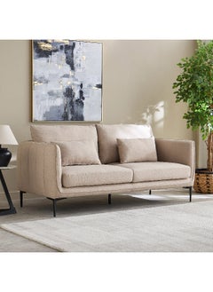 Home Box Stefan 3-Seater Fabric Sofa with 2 Cushions  - Image 1