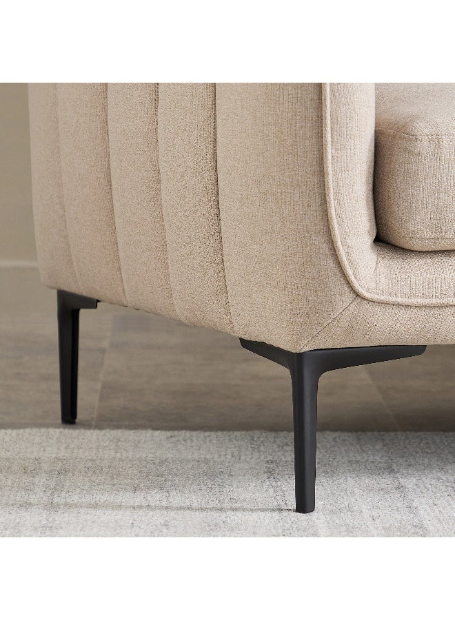 Home Box Stefan 3-Seater Fabric Sofa with 2 Cushions  - Image 2