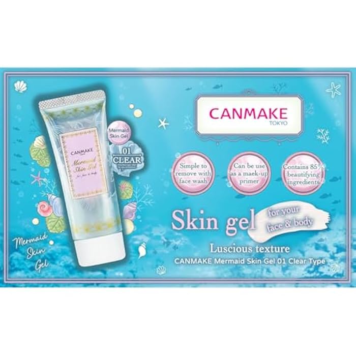 CANMAKE Mermaid Skin Gel 01 Clear 1.41 oz (40 g) - Image 4