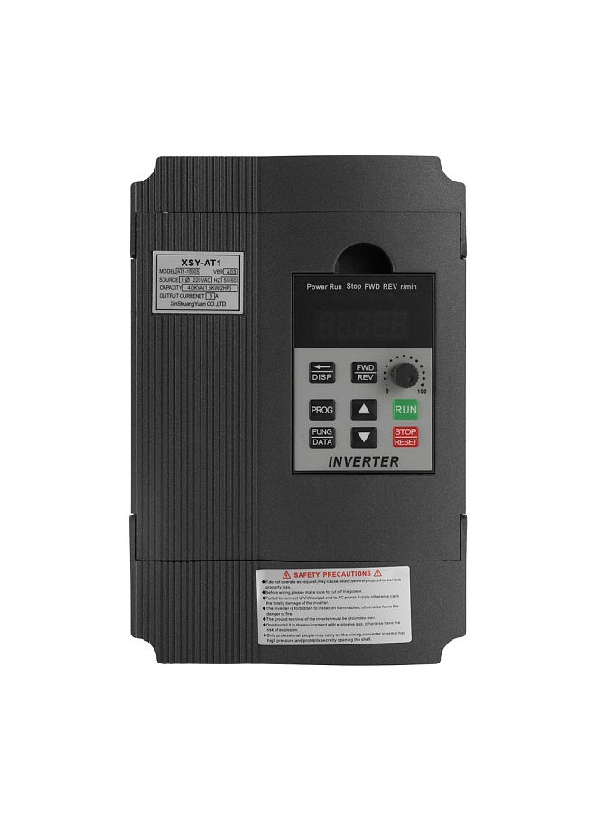 Generic - Universal VFD Frequency Speed Controller 2.2KW 12A 220 V AC Motor Drive Single-Phase In Three-Phase Out Variable Inverter AT1-2200S - Image 1