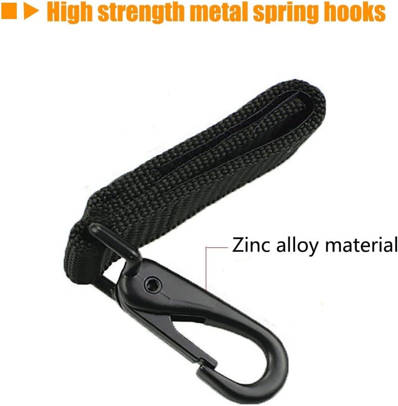 OZXTYO Duty Belt Keeper with Key Holder for 2" and 2¼" Wide Belt,Keeper with Strong Metal Police Key Clip, Military Molle Hook,Police Military Equipment Accessories, 2 Pack - Image 3