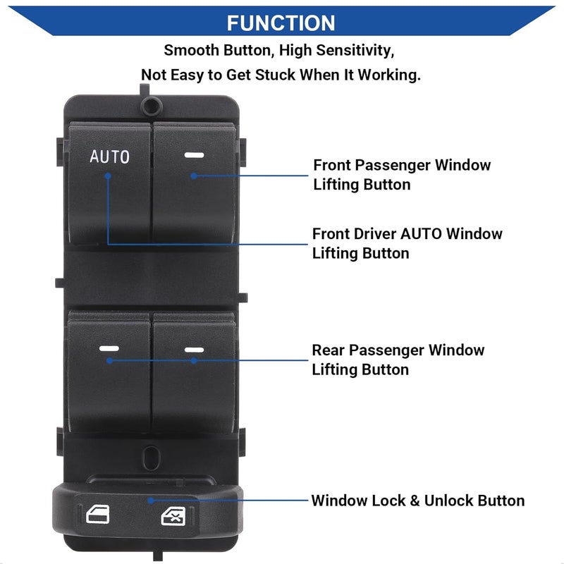 Obaee Master Window Switch for Ford F-150 - Image 3