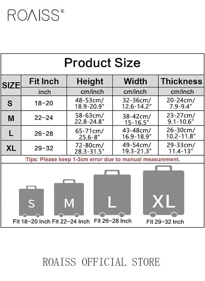 roaiss - 8 Piece Travel Accessories Set Includes Luggage Cover, Luggage Tag, 2 Straps, 1 Buckle, 1 Card Holder, Stickers, and 1 Scale, Perfect for Travel and Going out Unisex - Image 1