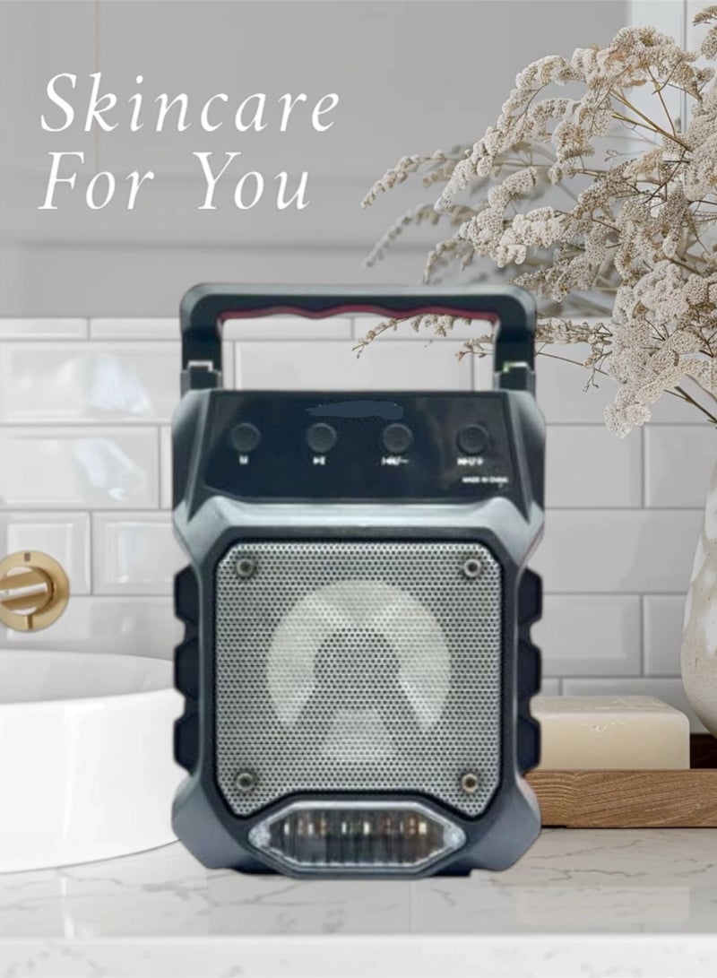 Portable Bluetooth Speakers, Wireless Bluetooth Speakers with TWS Function, Bluetooth 5.3 with Hands-Free Operation, Portable Design, Travel Speaker, Outdoor