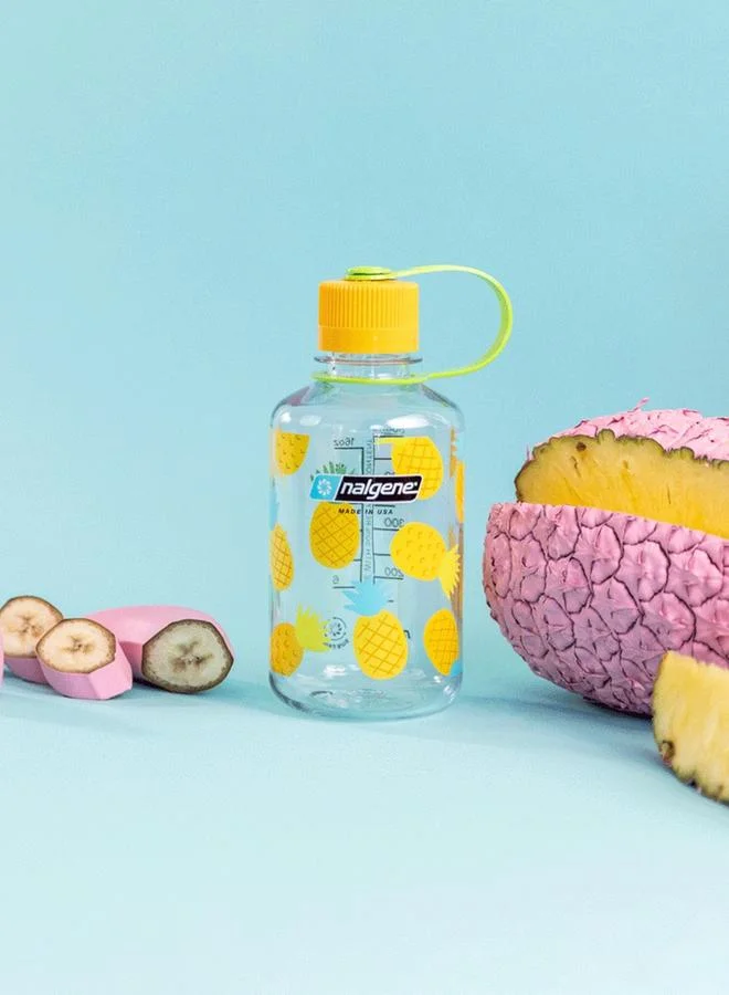 نالجين عبوة ماء شفافة 16 أونصة بطباعة أناناس