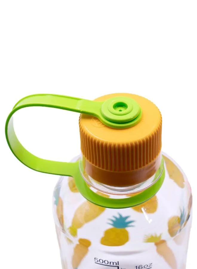 Nalgene  16oz NM Clear Water Bottle, with Pineapple Print  | Best Price UAE