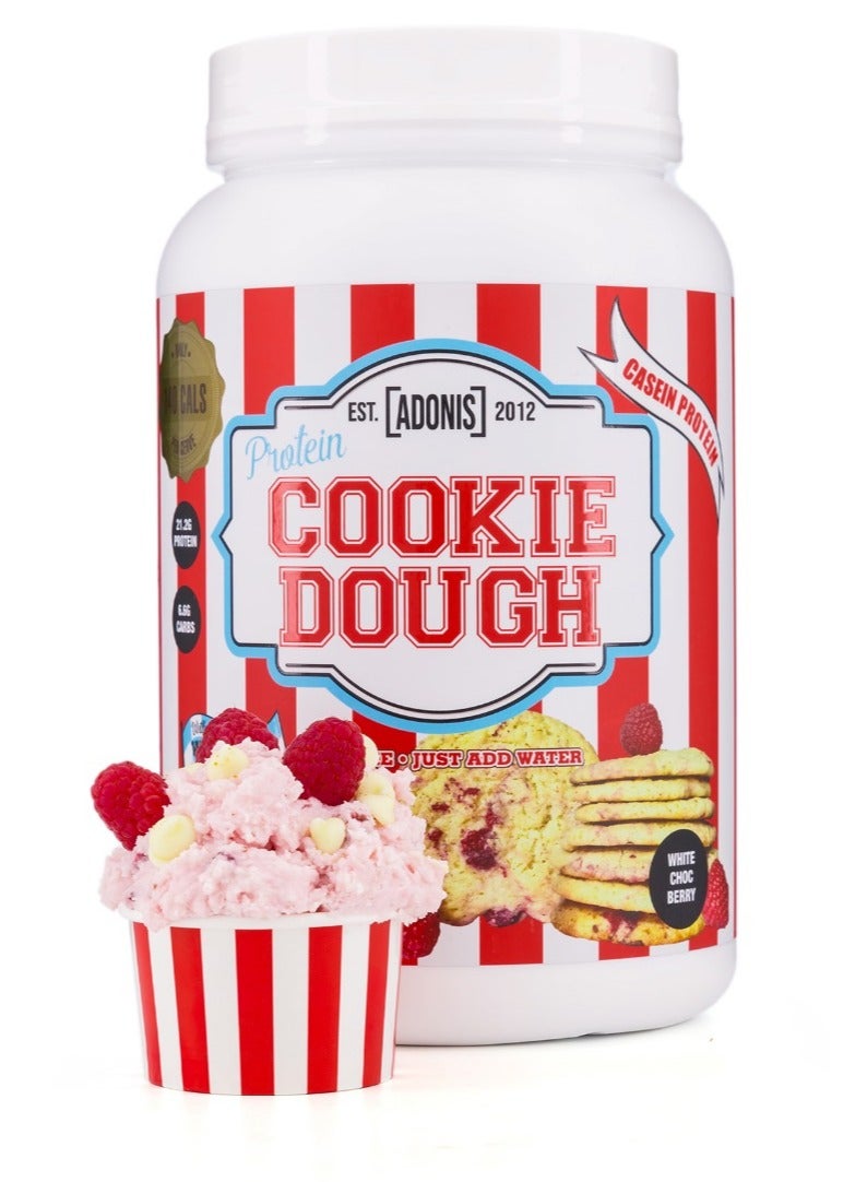 آدونیس مكمل غذائي بعجينة الكوكيز (بروتين الكازين) - شوكولاتة بيضاء وتوت - Image 1