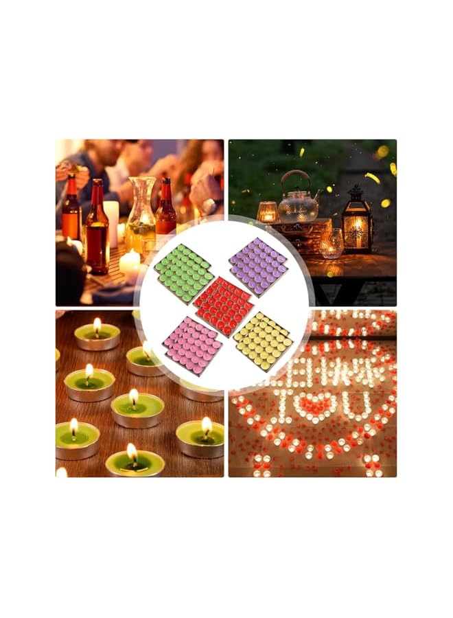 Green Tiger 50 Pack Tea Lights Candles, Tealight Candles,White Smokeless Dripless Long Lasting Tea Light Candles, Tea Candles for Weddings Party ShabbatHome Decorative Tealights - Image 5