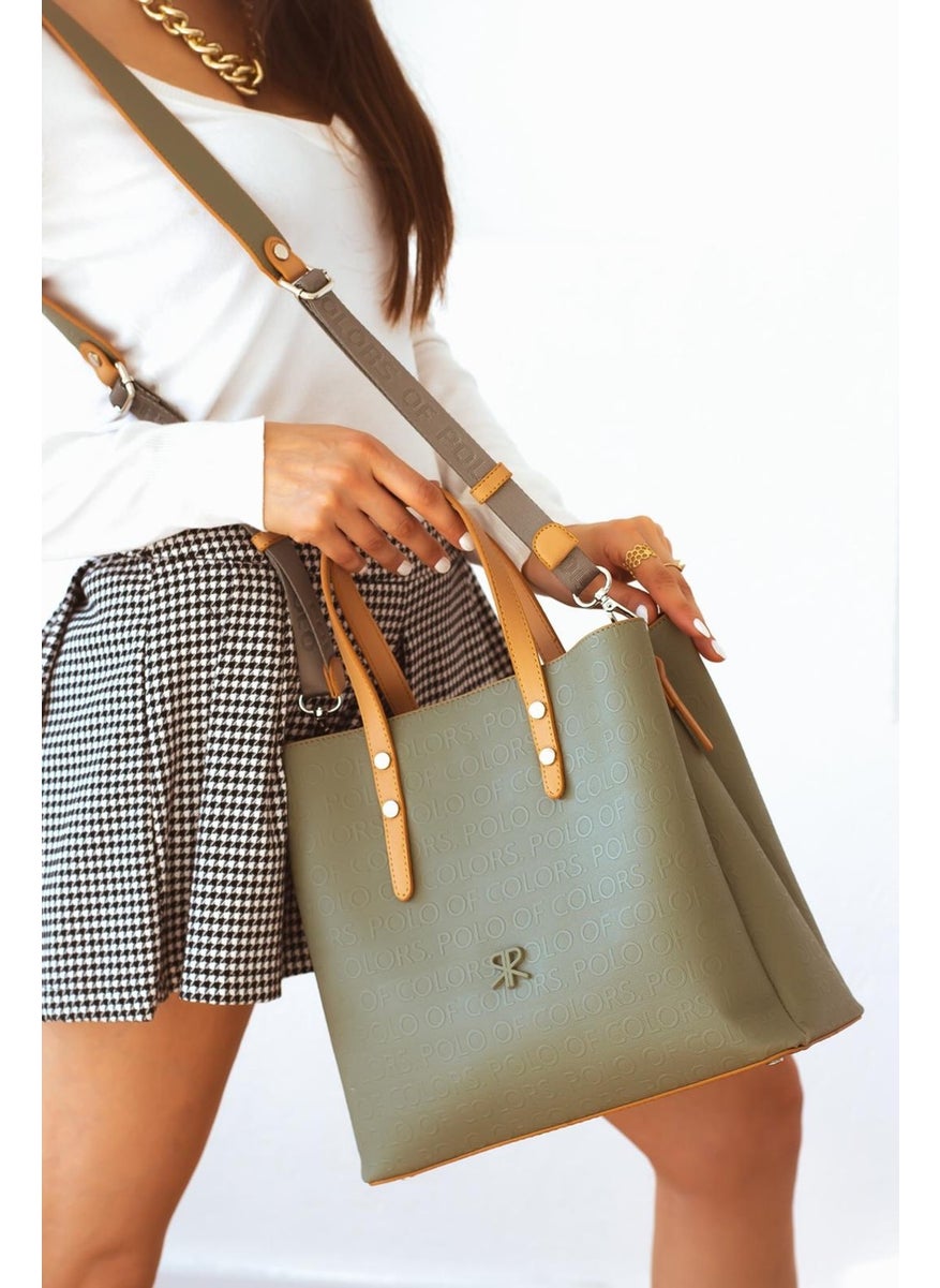 Polo Of Colors - Embossed Vegan Women's Mini Wallet Shoulder Bag - Image 1