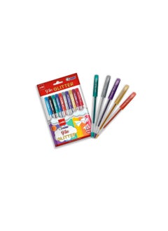 Cello Cello Geltech Fun Glitter Gel Pen Pack Of 10 Multicolor  - Image 1
