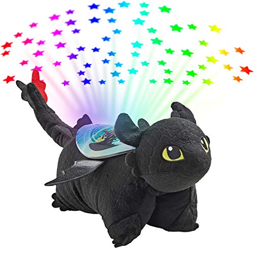 Pillow Pets 11 inch How to Train Your Dragon Toothless Sleeptime Lite NBC Universal Stuffed Animal Nightlight Plush Toy Gift for Kids - Image 1