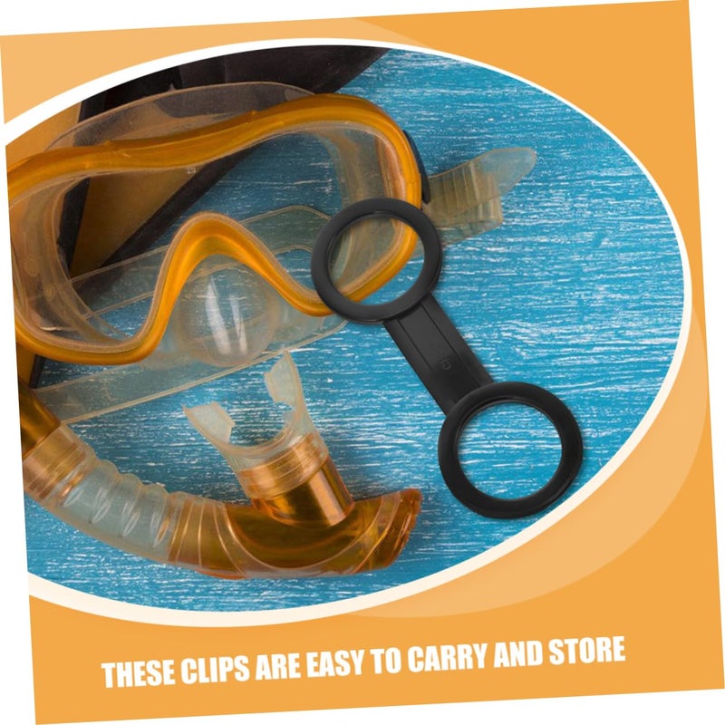 Diving Mask Clip Keepers Snorkeling Strap Retainers Scuba Diving Gear Accessories 10 Pack - Image 4