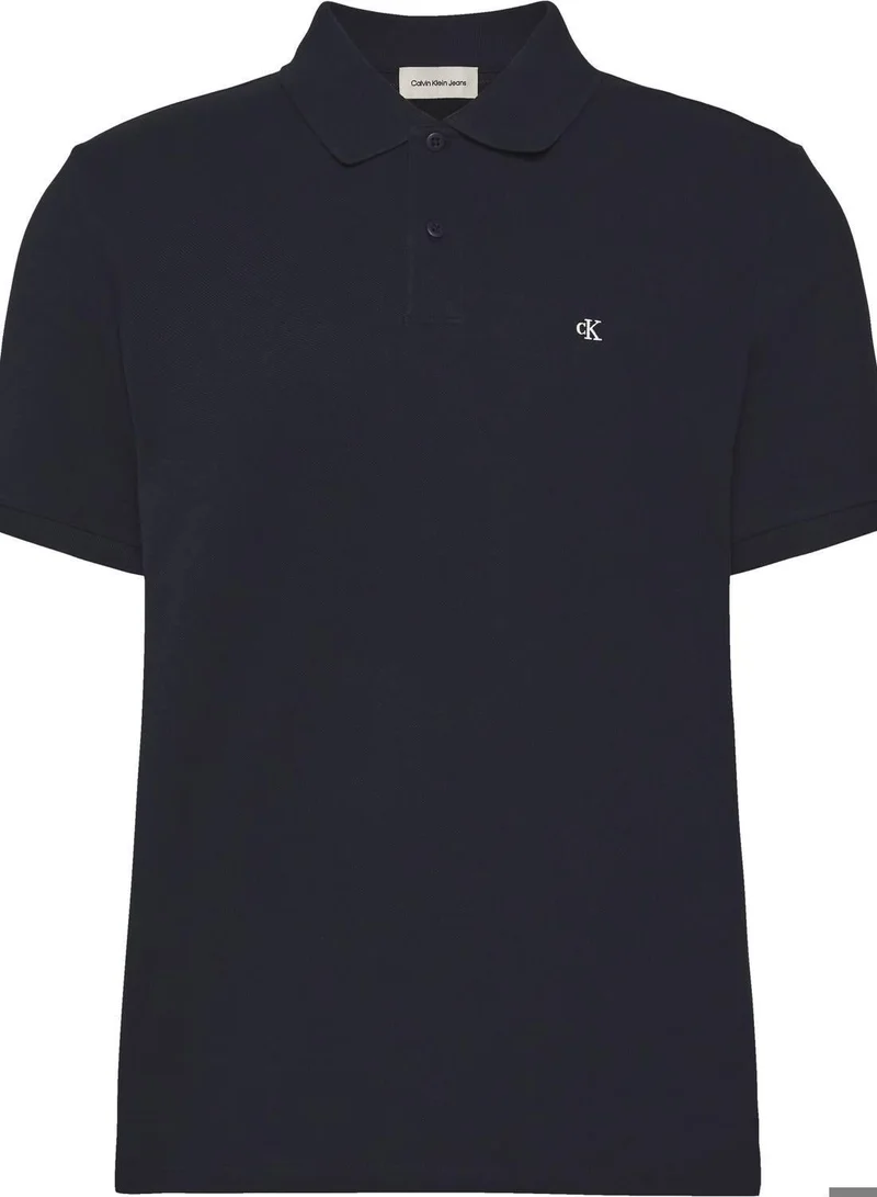 Calvin Klein Jeans  Cotton Piqué Polo Shirt for Men | Best Price UAE