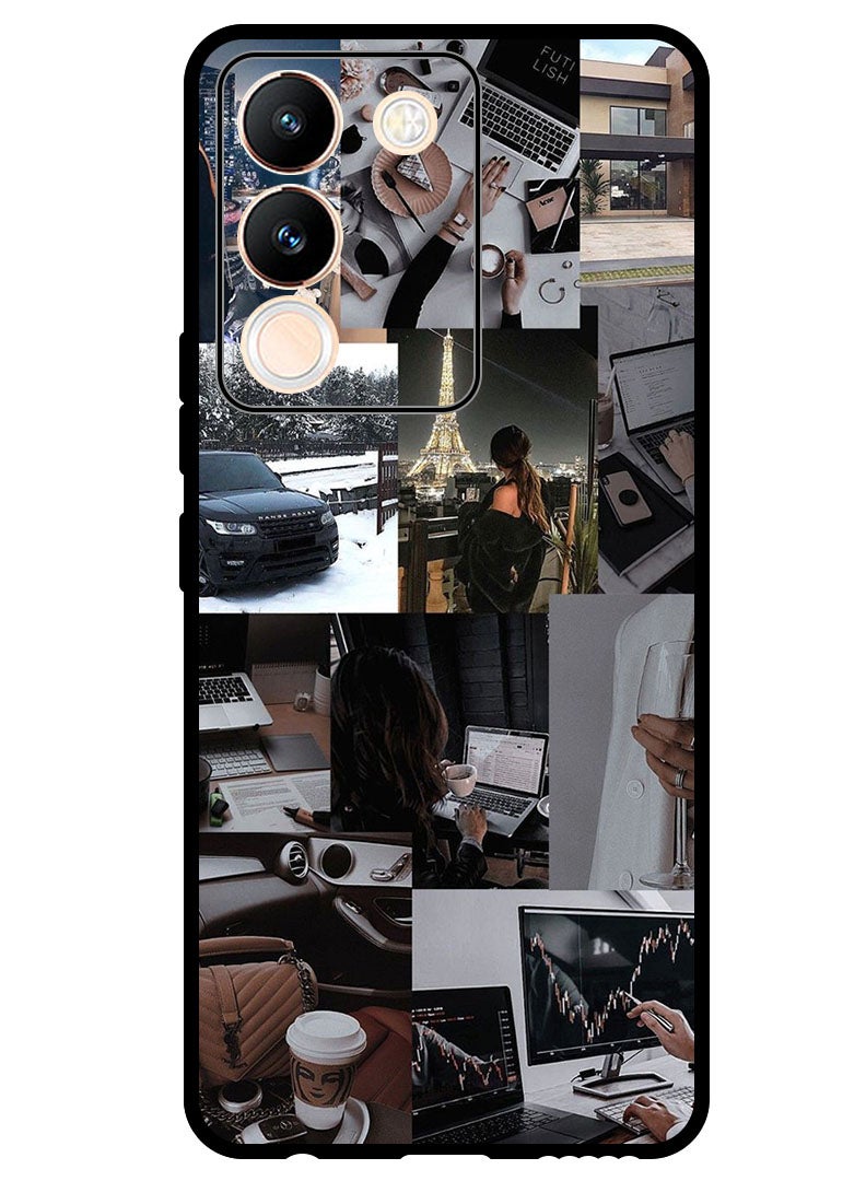 Theodor Protective Case Anti Scratch Shock Proof Bumper Cover For Vivo Y200 collage 2 - Image 1