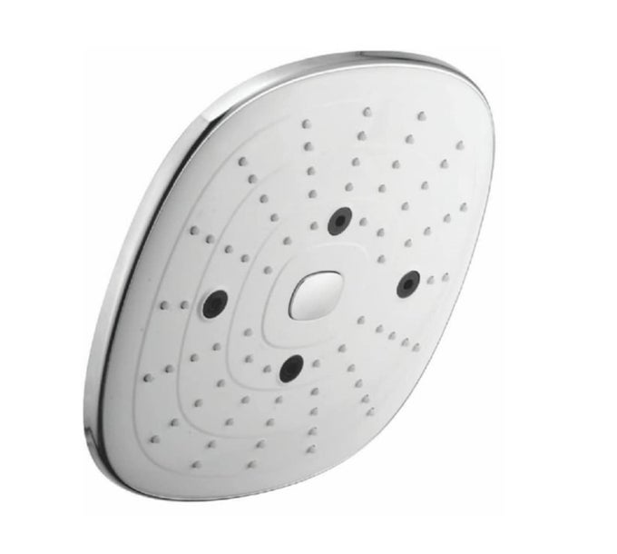 (LOOPY) WALL MOUNTED ABS CP OVER HEAD SHOWER 10" INCH WITHOUT ARM HIGH PRESSURE WATER SAVING FILTERED ADJUSTABLE MULTI FLOW & RAINFAL & RAIN SPRAY OVERHEAD SHOWER FOR BATHROOM ACCESSORIES