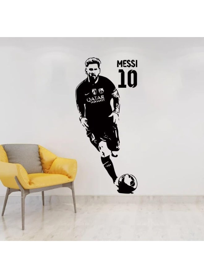 ARS Wall Decal Sticker Poster Football Player No.10 – Removable Soccer Wall Sticker, Waterproof Vinyl Wall Art for Bedroom, Living Room & Kids Room, 68 x 150 cm - Image 3