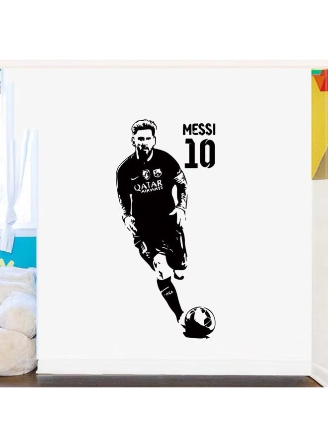 ARS Wall Decal Sticker Poster Football Player No.10 – Removable Soccer Wall Sticker, Waterproof Vinyl Wall Art for Bedroom, Living Room & Kids Room, 68 x 150 cm - Image 1