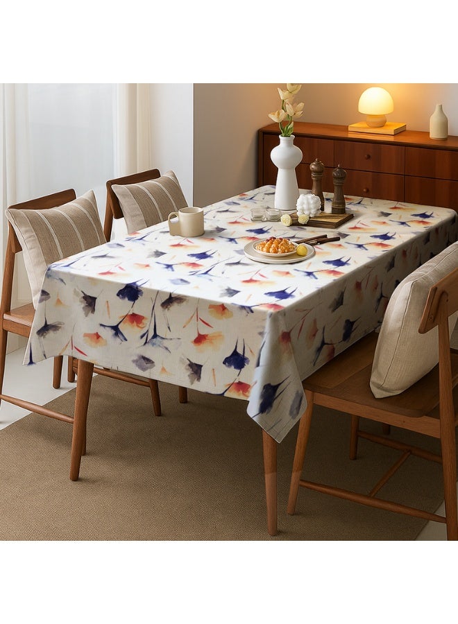  انتكس بيت الستائر مفرش طاولة مستطيل من الكتان المخملي - قماش أنيق لغرف المعيشة وديكور المنزل - نسيج فائق النعومة ومقاوم للتجاعيد - قطعة واحدة - Image 1