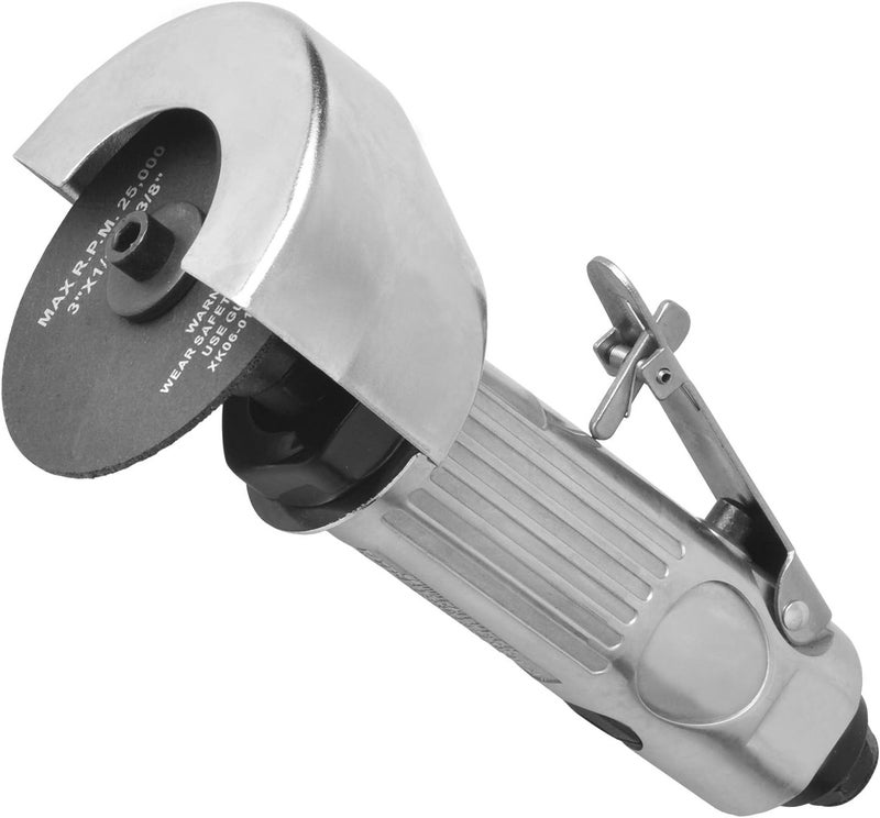 PROSHI 3-inch air cut-off tool, 3" high-speed air cutter, include 1Pcs 3'' Cut-off Wheels, 180-degree guard, pneumatic cutter - Image 1