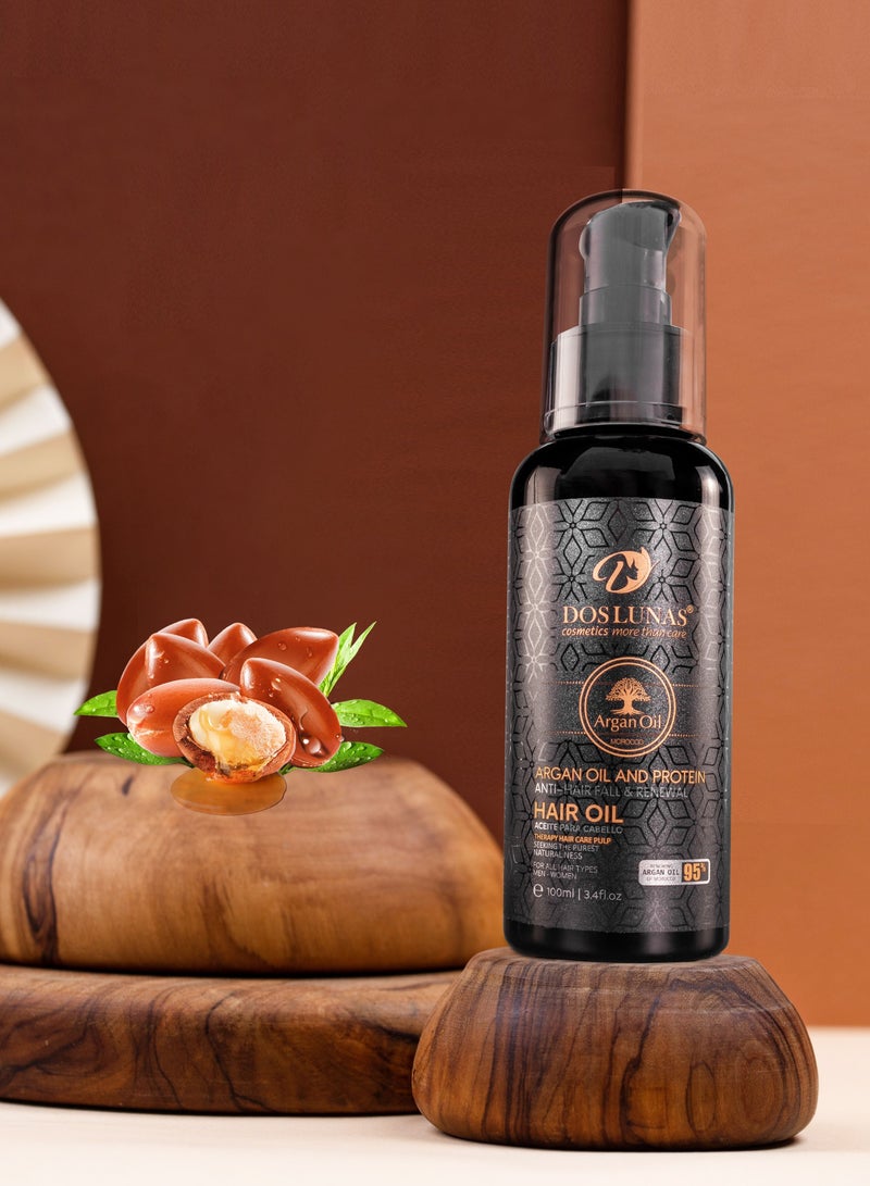 Dos Lunas Argan Hair Oil And Protein 100mL - Image 2