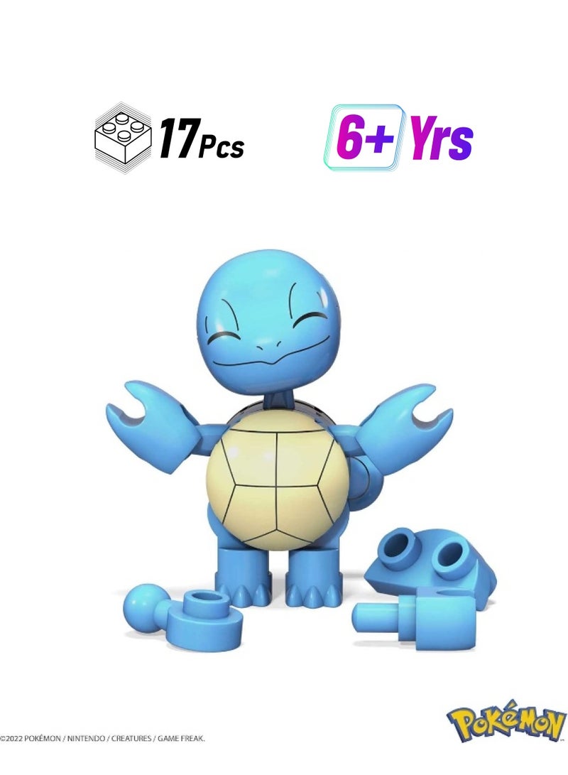 MEGA CONSTRUX Mega Construx Pokemon Squirtle Construction Set, Building Toys for Kids  - Image 1