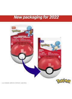 MEGA CONSTRUX Mega Construx Pokemon Squirtle Construction Set, Building Toys for Kids  - Image 5