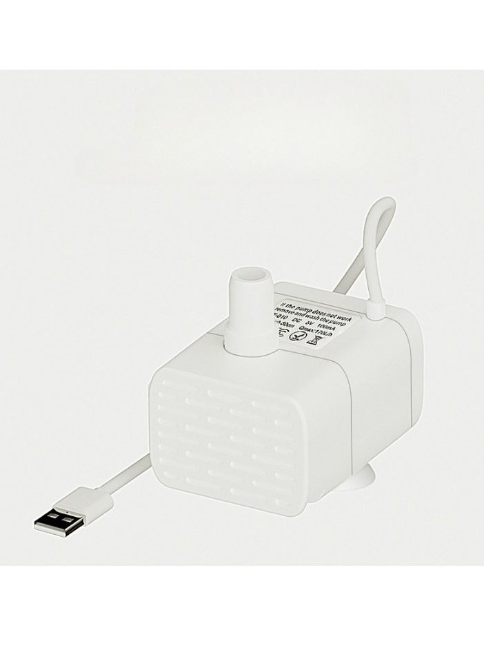 Generic - Submersible Usb Small Fountain Pumps, Quiet Usb Fountain Pump Electric Brushless, Pet Quiet Outdoor Small Fountain, [ordinary Model] Water Shortage, Power Outage, Water Pump With Light, 2 Meters Cord) - Image 1
