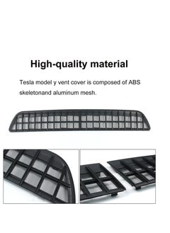 Excefore Vent Cover for Tesla Model Y, Air Conditioning Inlet Protective Cover for Tesla Model Y, Intake Inlet Vent Grille Cover, Suitable for Model Y Accessories 2023 2022  - Image 5