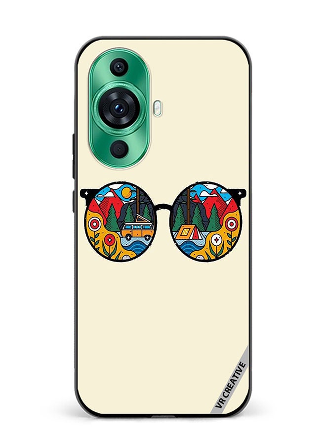 VR CREATIVE Protective Case Cover For Huawei nova 11 Ultra Glass Design Multicolour - Image 1