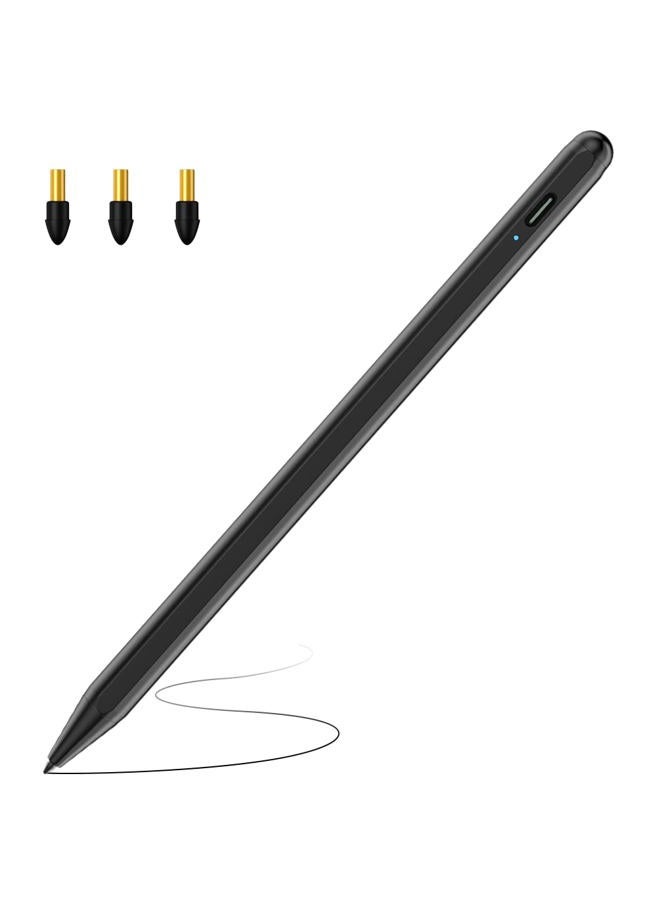 Xiron Stylus Pen for Apple iPad, Active Stylus with Palm Rejection High Precise iPad Pencil Compatible with iPad Pro 2020 & 2018/iPad 2019(7th Gen)/iPad 2018(6th Gen)/iPad Air 3/iPad Mini 5 Black - Image 1
