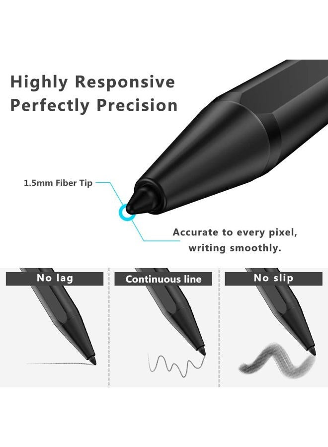 Xiron Stylus Pen for Apple iPad, Active Stylus with Palm Rejection High Precise iPad Pencil Compatible with iPad Pro 2020 & 2018/iPad 2019(7th Gen)/iPad 2018(6th Gen)/iPad Air 3/iPad Mini 5 Black - Image 5