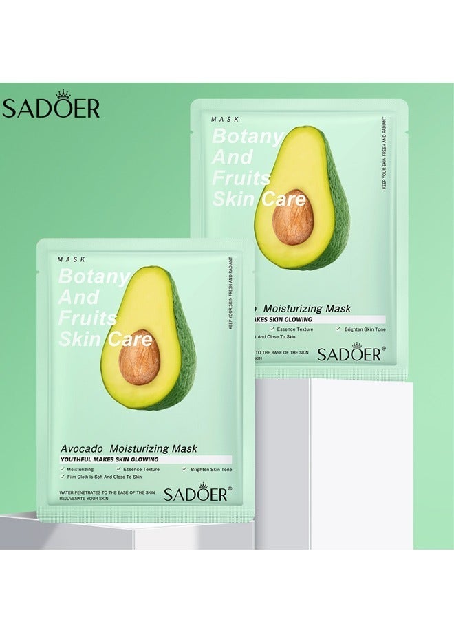 SADOER Face Mask Skin Care&Beauty Facial Sheet Mask,Plant Nutrition Antioxidant Facial Sheet Mask-Premium Essence Moisturizing Anti-aging Hydrating Face Masks - Image 2