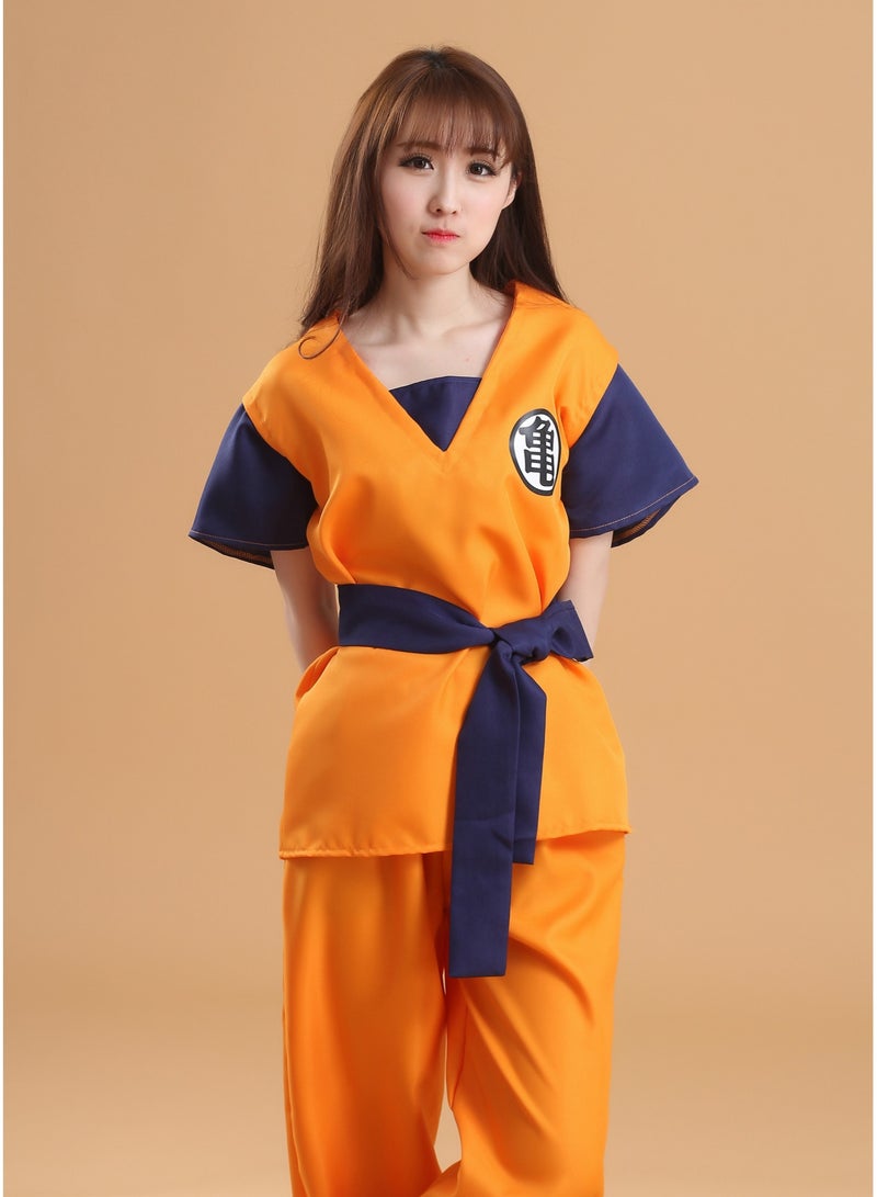 NIBEMINENT Dragon Ball Hero Goku anime cosplay Halloween performance costume, Dragon Ball Goku practice costume