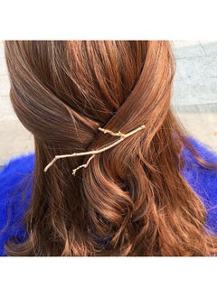 Fodattm Set Of 3 Vintage Tree Branch Hair Clip Barrette Women Lady Hair Pin Head Dress Diy Hair Accessories (Gold)  - Image 4