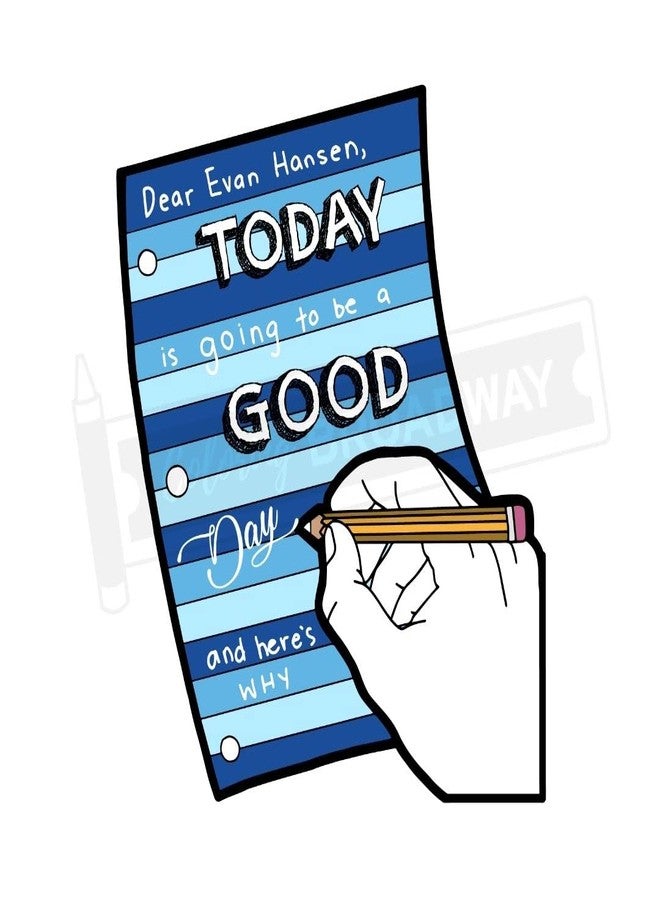 Coloring Broadway - Dear Evan Hansen Inspired Stickers (Set of 4) “You Will Be Found” Collection, Broadway Musical Merchandise, Die-Cut & Bubble Free Vinyl, Ideal Gift for Theatre Lovers - Image 4