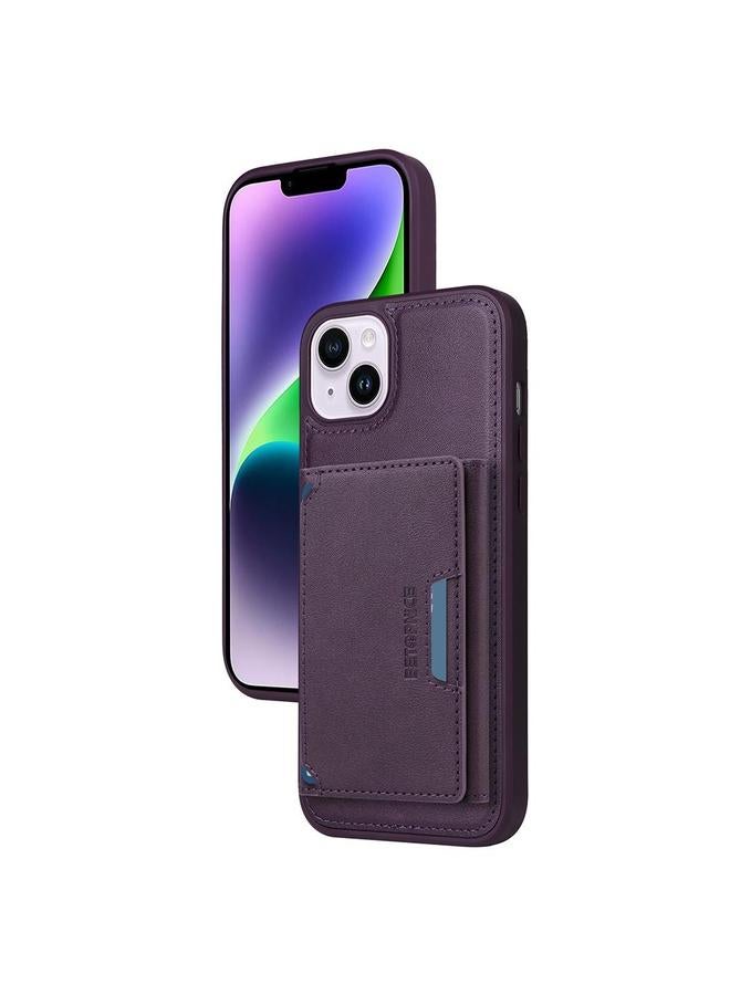 Case For iPhone 14 Plus Horizontal Flip Detachable MagSafe Wallet Phone Case