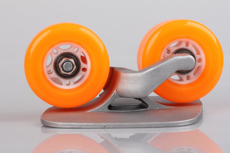 JINCAO Orange Portable Roller Road Drift Skates Plate Anti-Slip Board Aluminum Truck with PU Wheels with ABEC-7 608 Bearings - Image 3