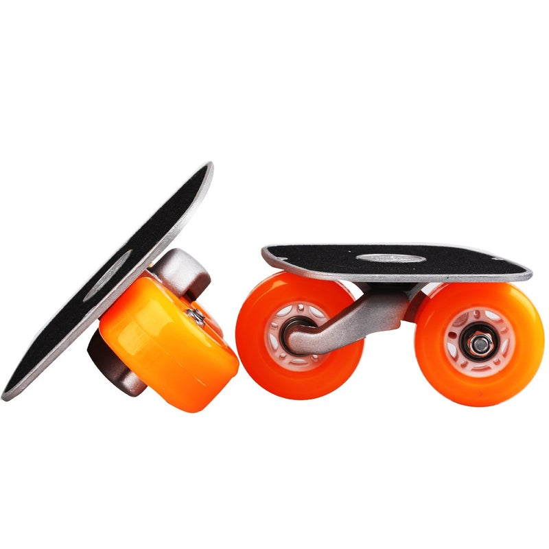 JINCAO Orange Portable Roller Road Drift Skates Plate Anti-Slip Board Aluminum Truck with PU Wheels with ABEC-7 608 Bearings - Image 1