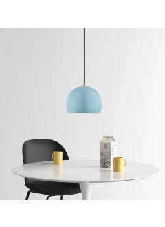Riolight Modern Blue Cafes, Rooms, Kitchen, Bedside 1xe27 Single Metal Pendant Chandelier Diameter: 20cm  - Image 2