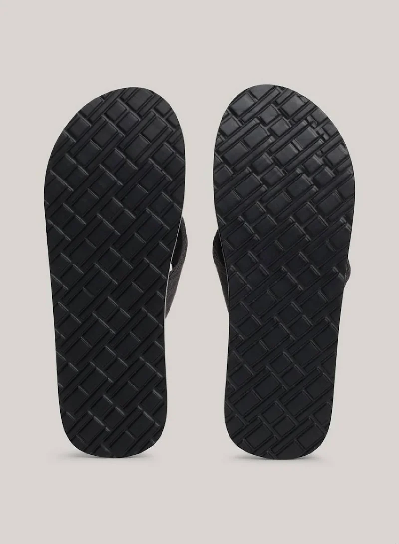 TOMMY HILFIGER Logo Webbing Strap Flip-Flops