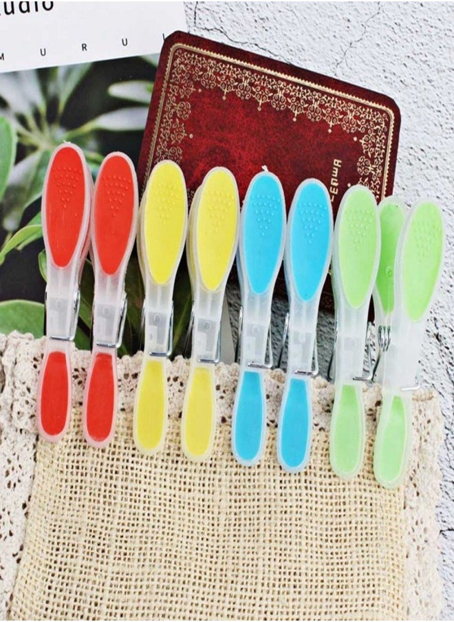 Generic - 20 Plastic Clothespins Laundry Clips Plastic Laundry Peg Washing Line Peg for Home Clothes Windproof Supplies(Rainbow Color) - Image 1