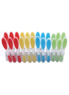 Generic 20 Plastic Clothespins Laundry Clips Plastic Laundry Peg Washing Line Peg for Home Clothes Windproof Supplies(Rainbow Color)  - Image 4
