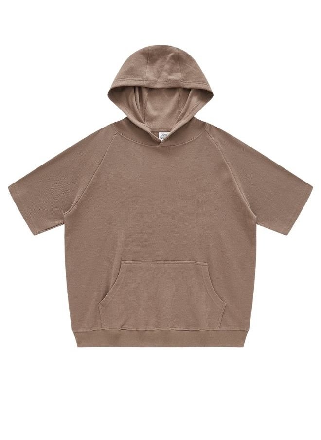 Mei Stylish Unisex Vintage Look Casual Pullover Hoodie with Kangaroo Pockets  - Image 4