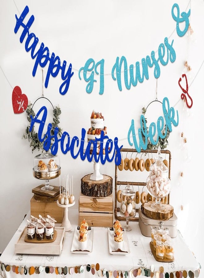 WFKLDF Happy GI Nurses & Associate Week Banner - GI Week Decorations - Gastroenterology Week Decorations Blue - Image 4
