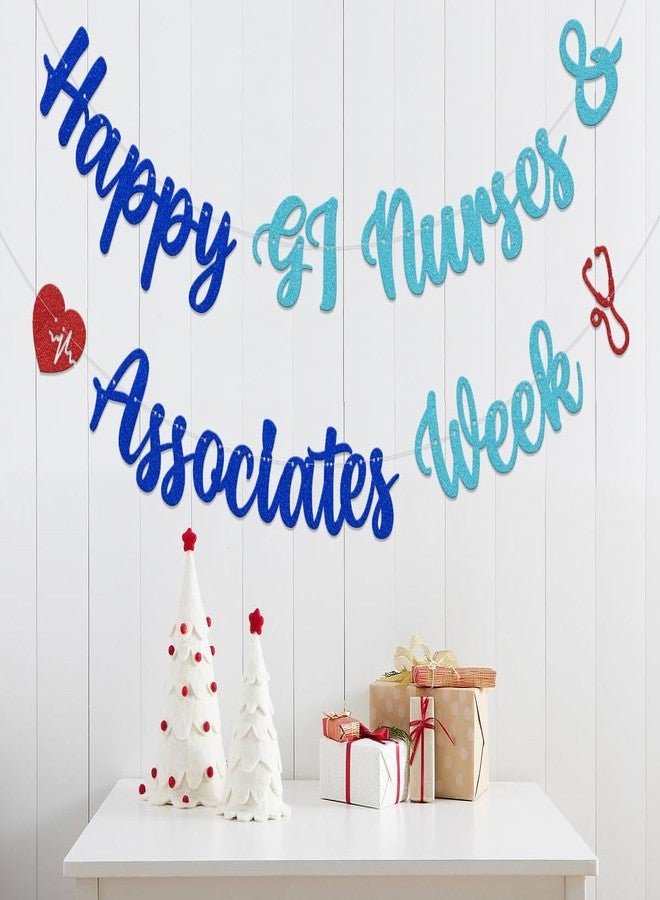 WFKLDF Happy GI Nurses & Associate Week Banner - GI Week Decorations - Gastroenterology Week Decorations Blue - Image 3