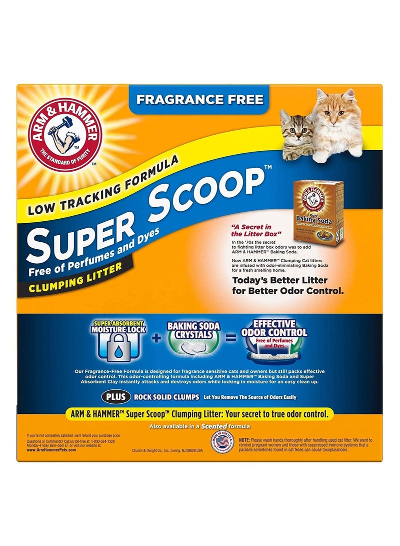 Arm & Hammer قمامة قطط سوبر سكوب المتكتلة الخالية من العطور، 6.35 كجم - Image 2