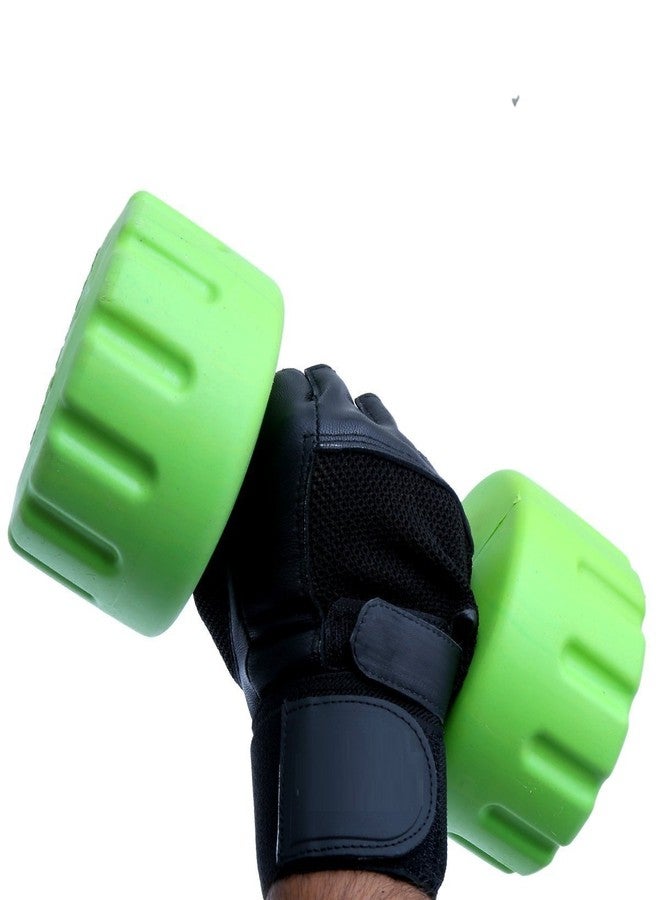 VICTORY Gym Gloves for Men & Women, Leather Weight Lifting Gloves for Gym Workout, Training and Exercise with Pullers, Sport Glove, Fitness Gloves, Hand Gloves - Free Size - Image 3