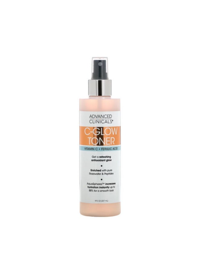 Advanced Clinicals Sea Glow Toner with Vitamin C and Ferulic Acid 237 ml - Image 1